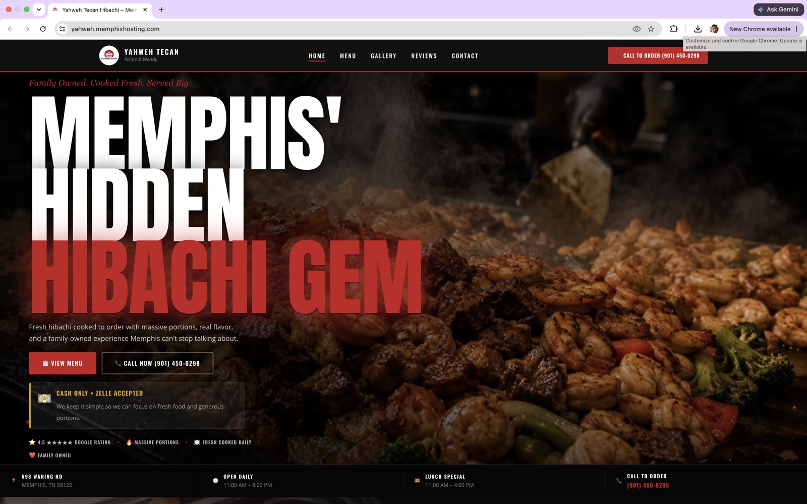 Yahweh Tecan Hibachi — built by Memphix